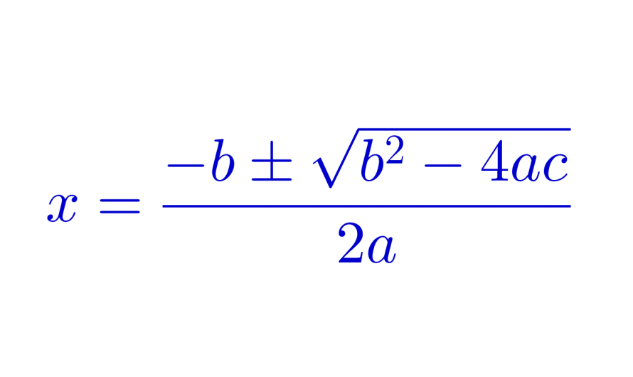 Algoritmo para resolver una ecuación de segundo grado